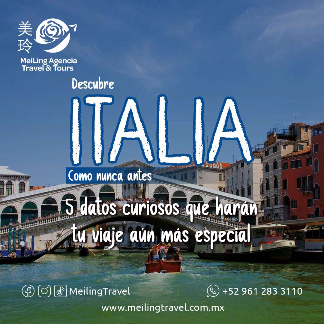 Descuble Italia como Nunca antes
